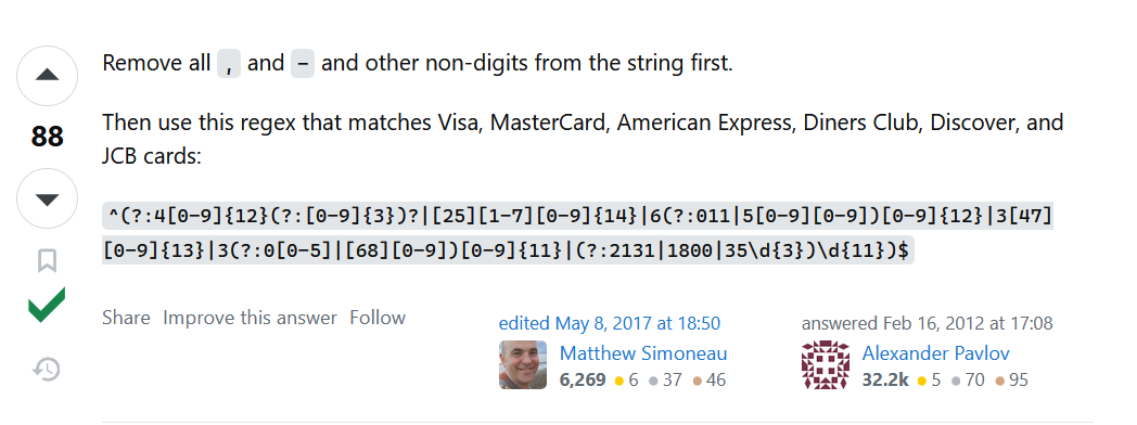 A stack overflow response
